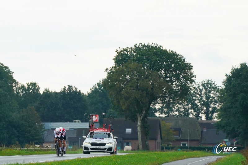 2023 UEC Road European Championships - Drenthe - Junior Mixed Team Relay - Emmen - Emmen 38,4 km - 21/09/2023 - photo Massimo Fulgenzi/SprintCyclingAgency?2023